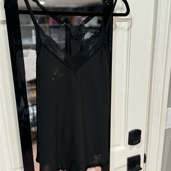 Razor back black lace trim top size small - Picture 8 of 13